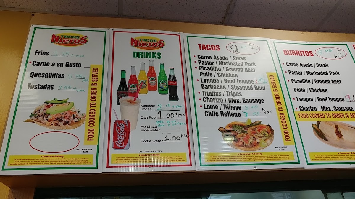 Tacos Nietos Menu - Image 5